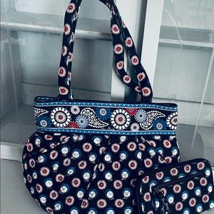 Vera Bradley Owl Tote and Wallet